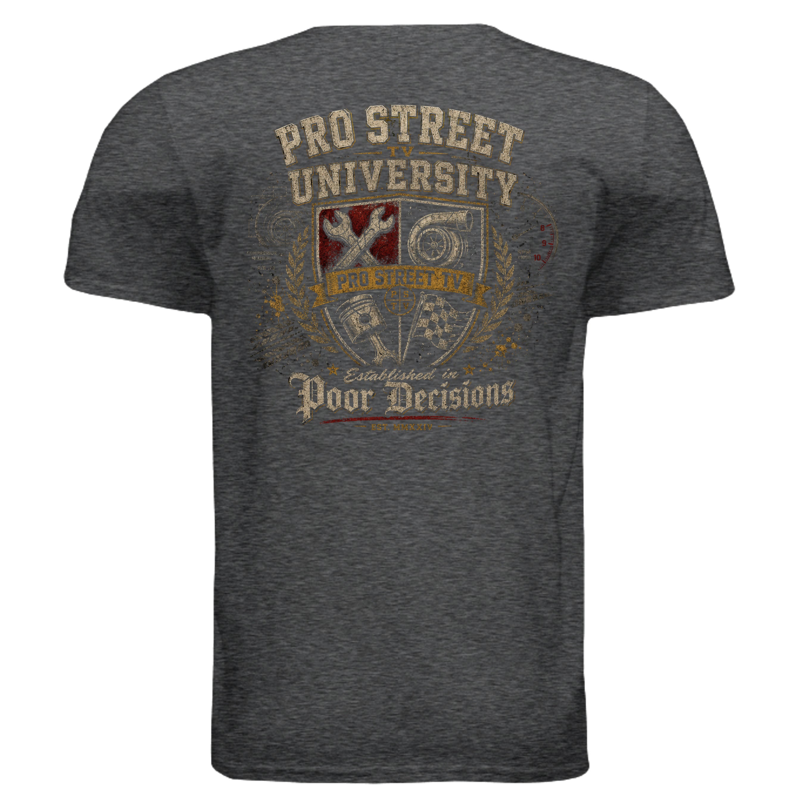 DARK HEATHER - G640 - BACK
