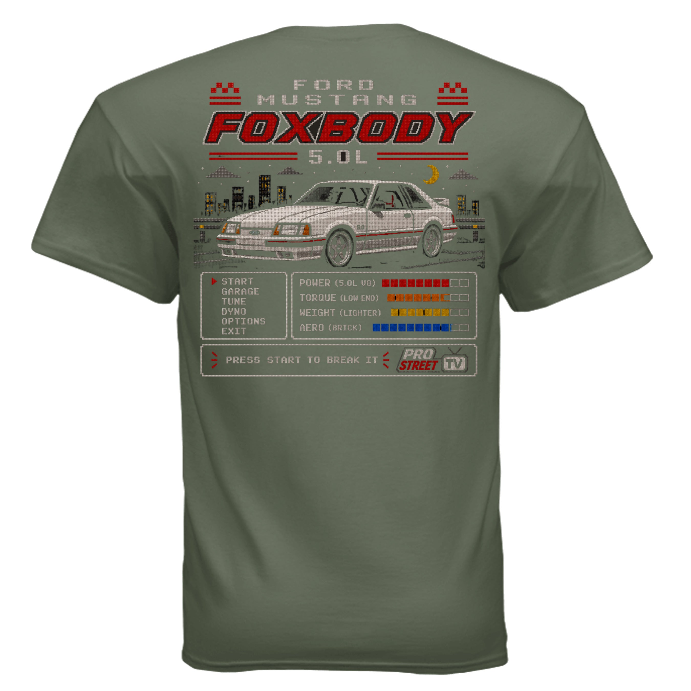 MILITARY GREEN - G200 - BACK